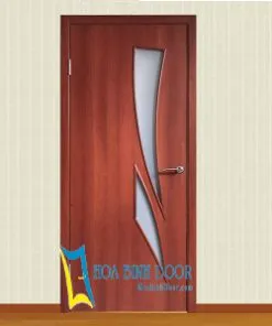 Cửa gỗ công nghiệp MDF phủ PVC KD.1041