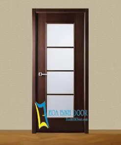Cửa gỗ công nghiệp MDF phủ PVC KD.1053