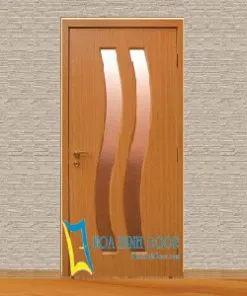 Cửa gỗ công nghiệp MDF phủ PVC KD.1061