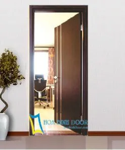 Cửa gỗ công nghiệp MDF phủ veneer KD.P1R2A