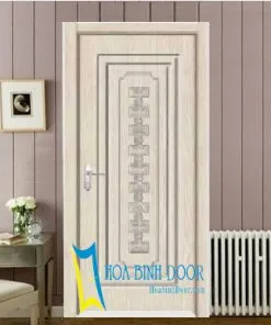 Cửa gỗ công nghiệp MDF phủ PVC KD.1177