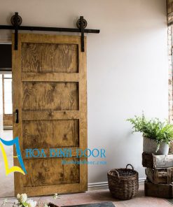 Cửa gỗ tự nhiên phong cách giả cổ