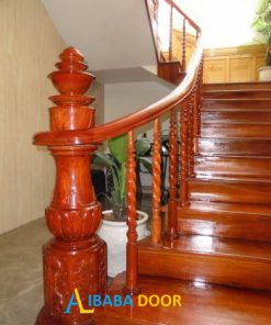 Tay vịn cầu thang gỗ 2