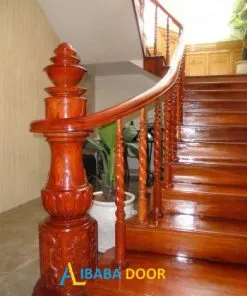 Tay vịn cầu thang gỗ 2