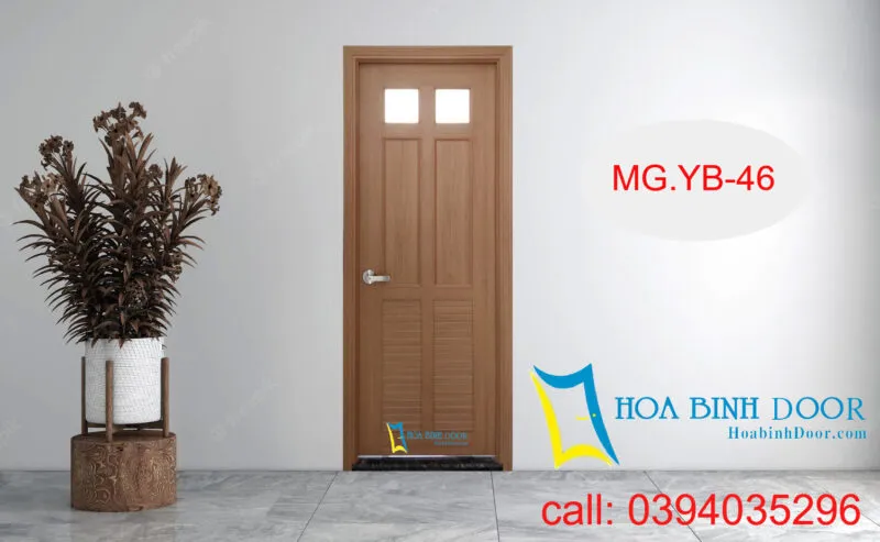 Những mẫu cửa nhựa giả gỗ