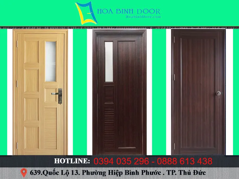 Cửa Nhựa Giả Gỗ Toilet