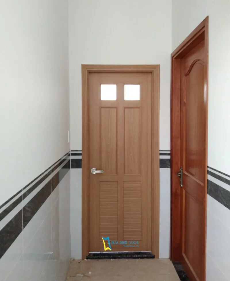 Những mẫu cửa nhựa giả gỗ