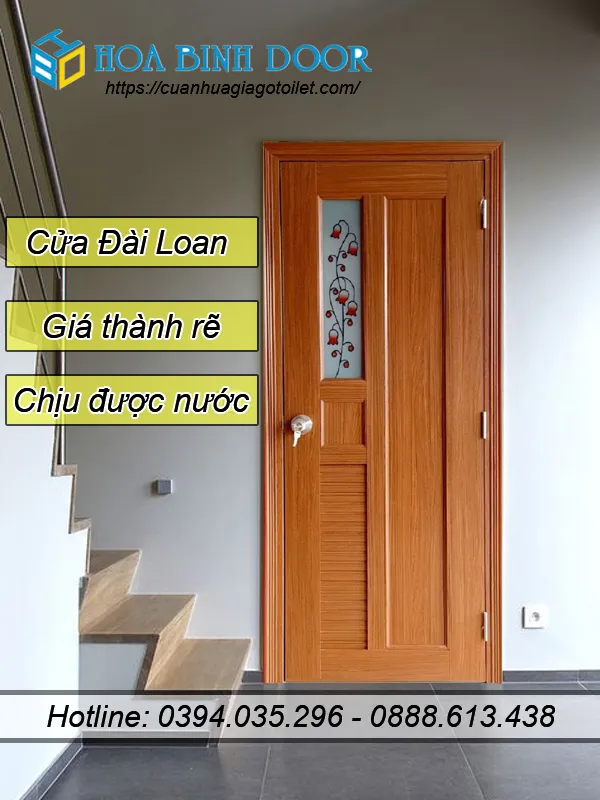 cửa nhựa giả gỗ đài loan