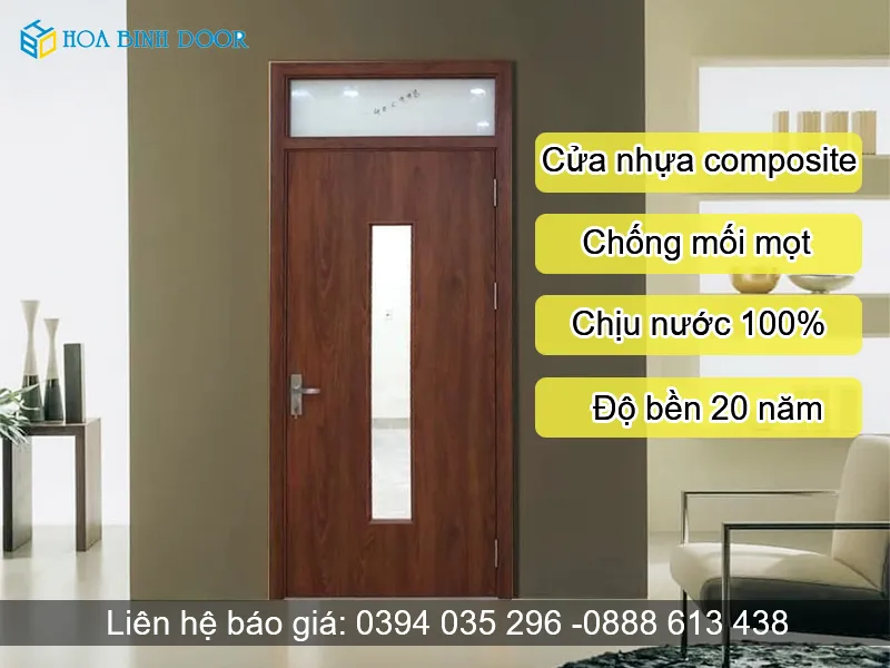 Cửa nhựa composite phòng ngủ