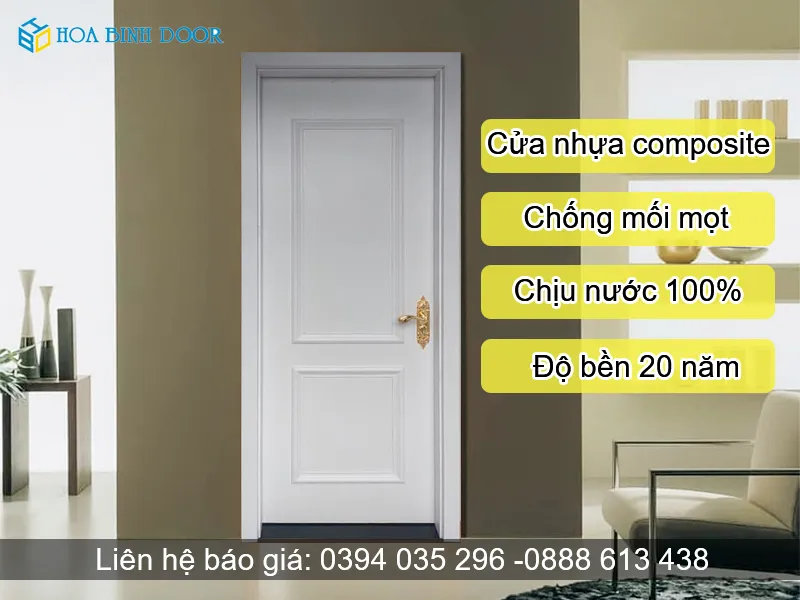 Cửa nhựa composite phòng ngủ | Cửa nhựa composite cao cấp