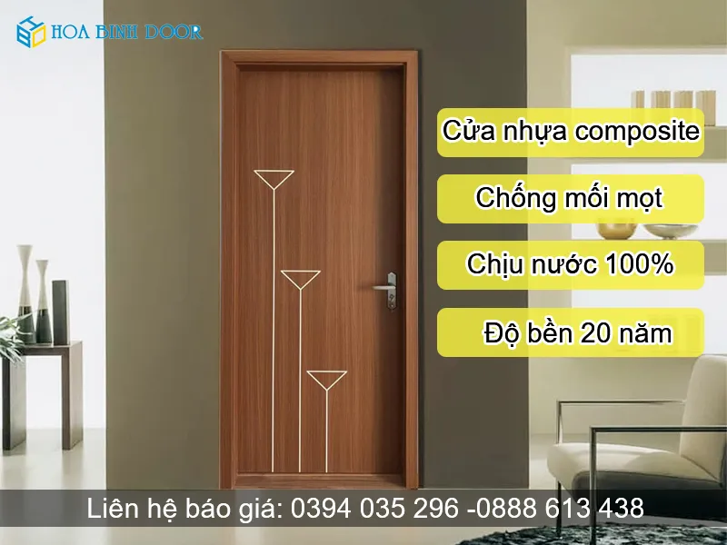 cửa nhựa composite cho phòng ngủ