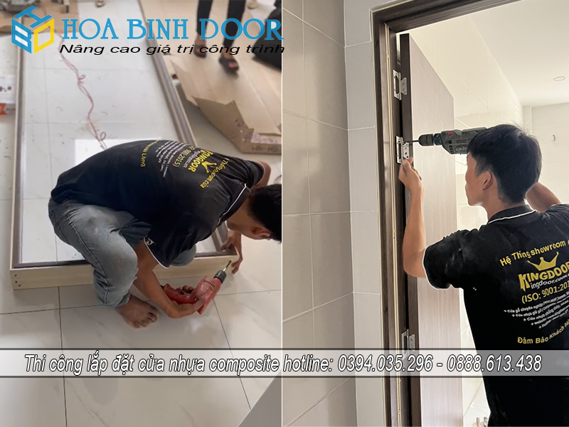 Cửa Nhựa Giả Gỗ Toilet