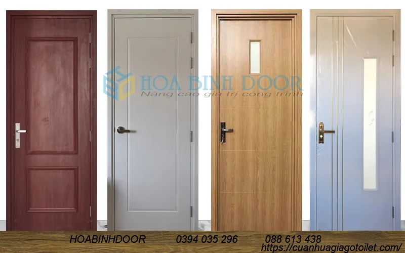 Cửa Nhựa Giả Gỗ Toilet