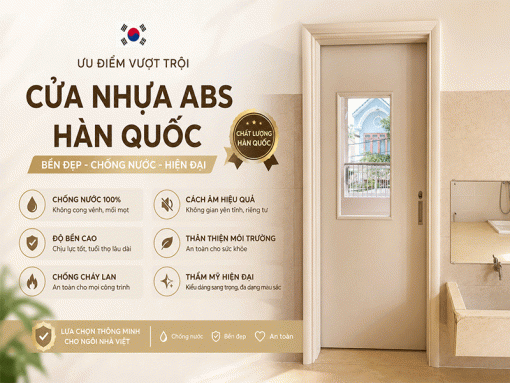 ưu điểm cửa nhựa abs hàn quốc