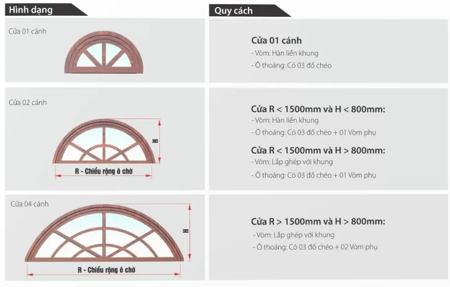 CỬA THÉP VÒM VÂN GỖ