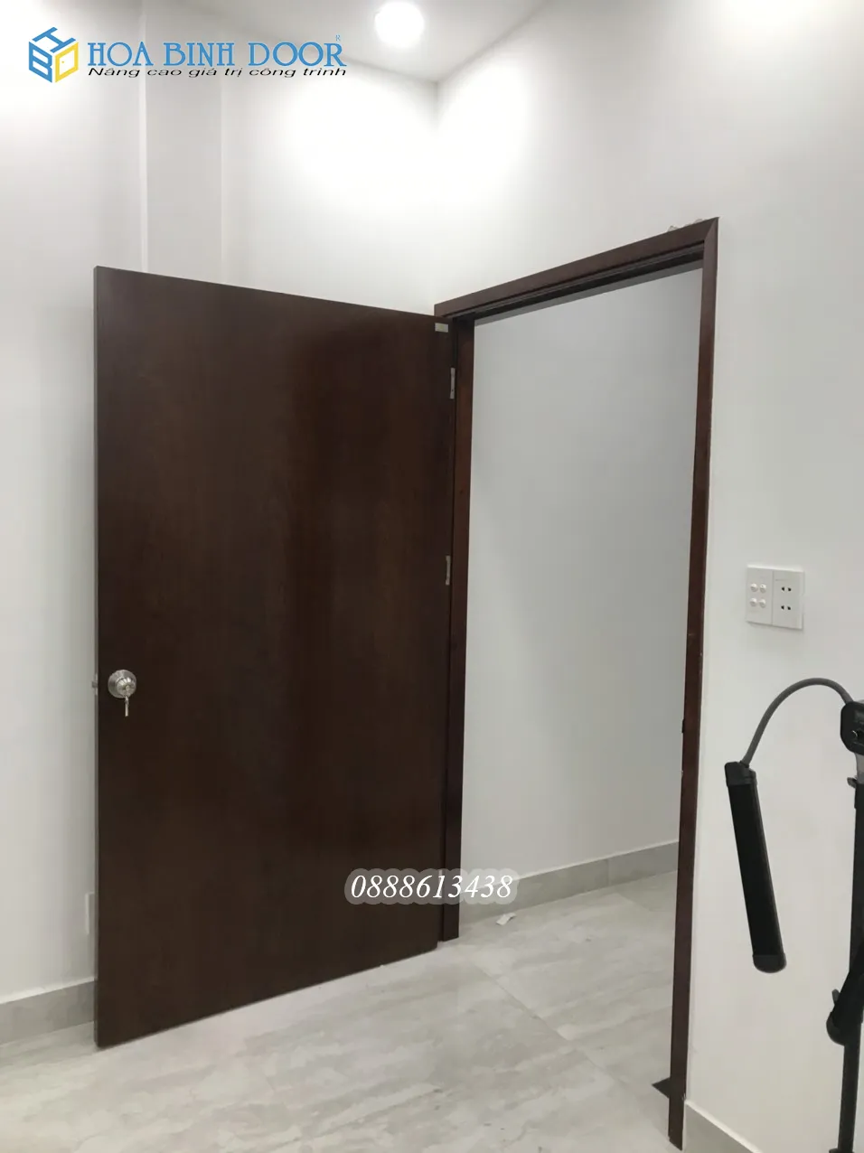 Cửa gỗ HDF tại Bến Tre - cửa gỗ công nghiệp