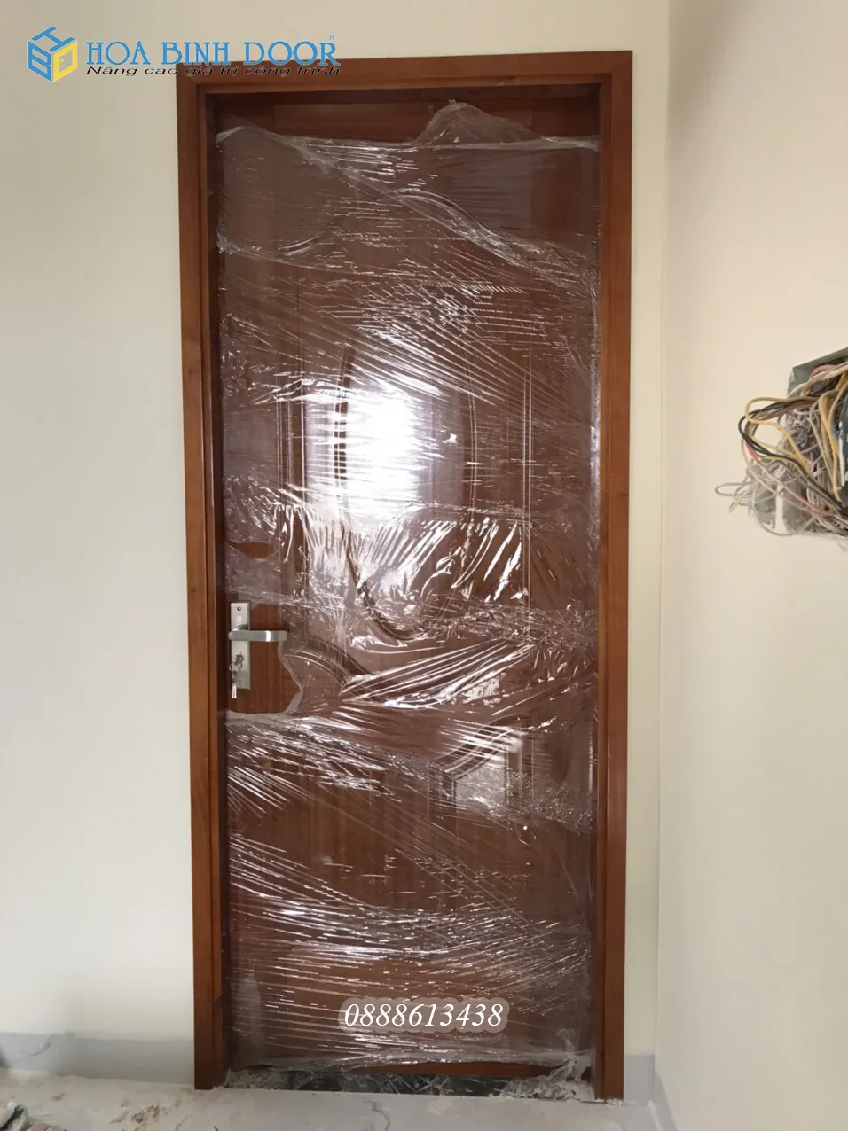 Cửa gỗ HDF tại Bến Tre - cửa gỗ công nghiệp