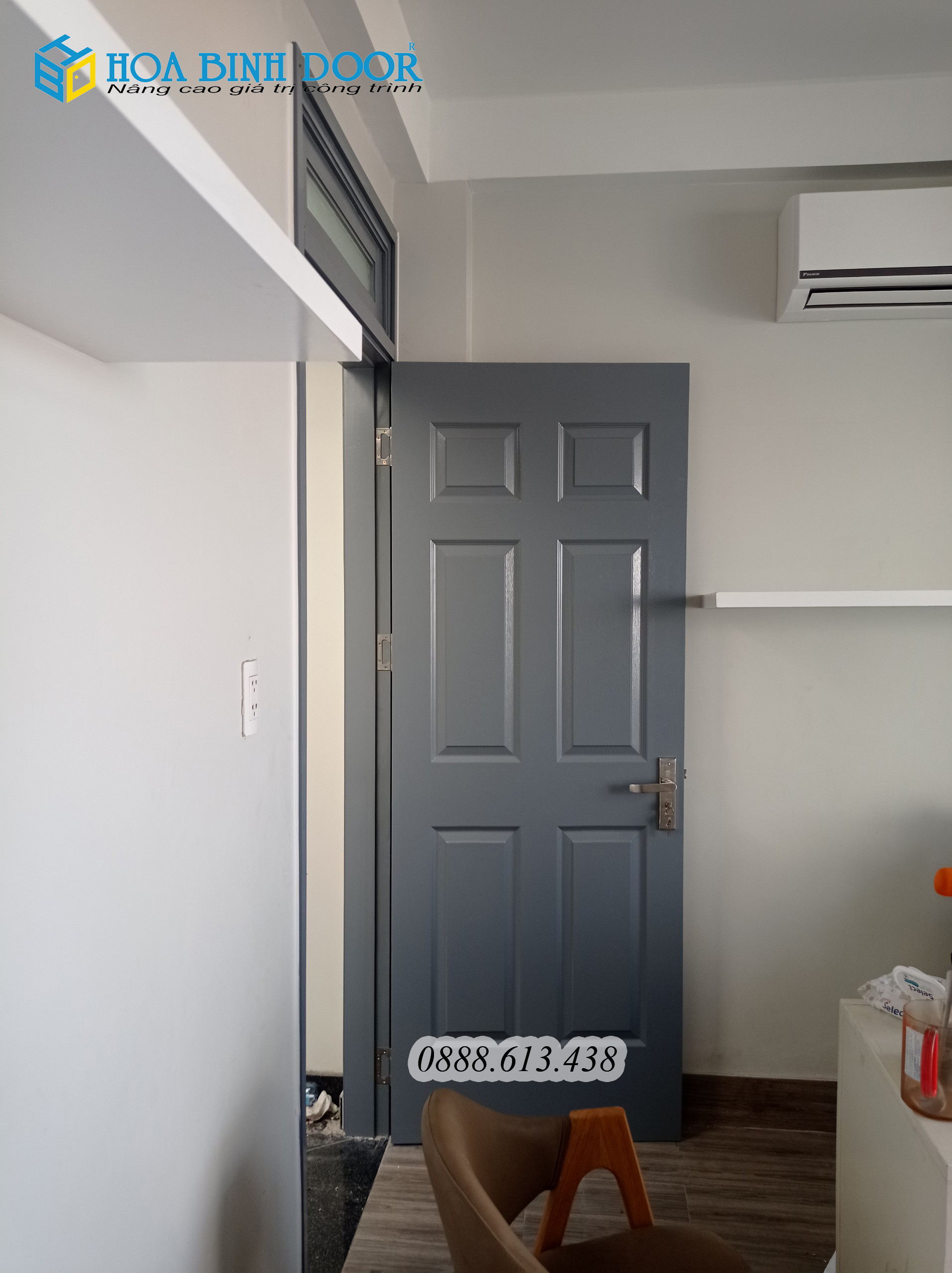 cửa gỗ công nghiệp phòng ngủ HDF - MDF