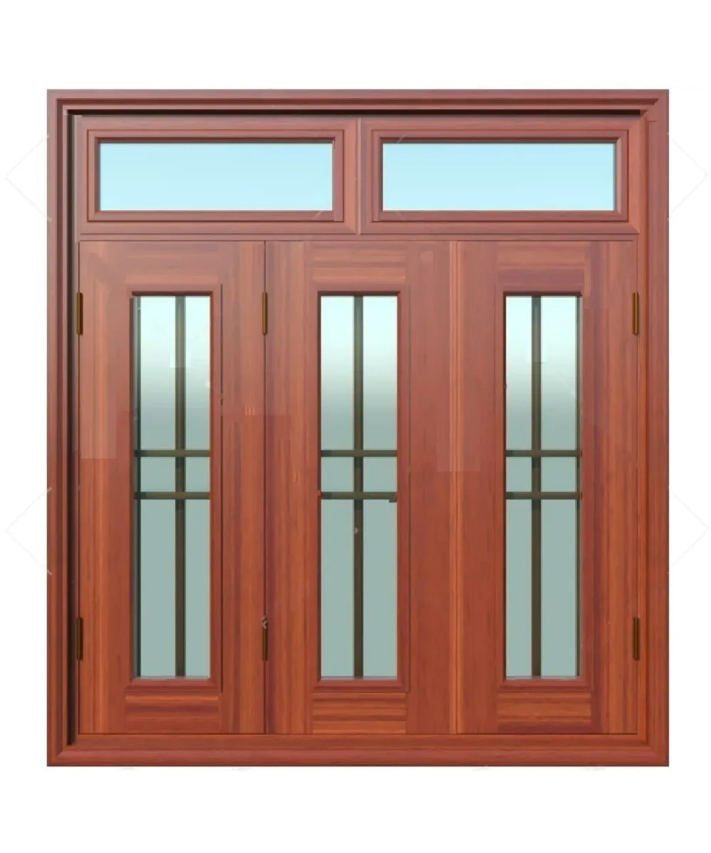 cửa sổ thép vân gỗ