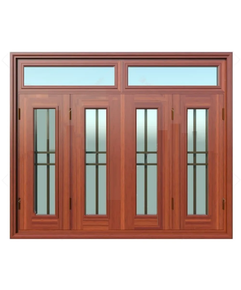 cửa sổ thép vân gỗ