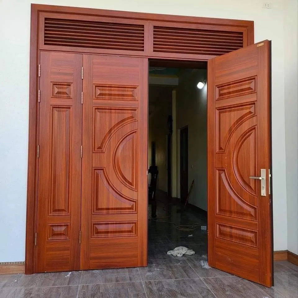 cửa thép vân gỗ