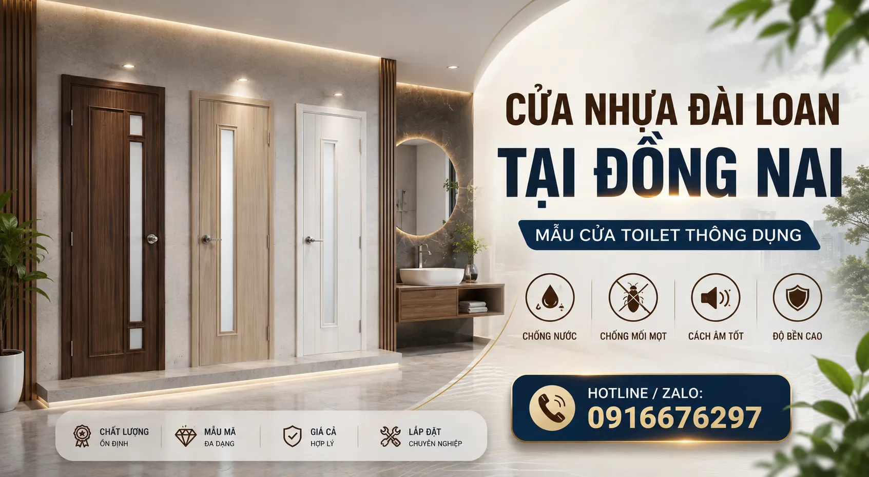 cửa nhựa đài loan tại đồng nai
