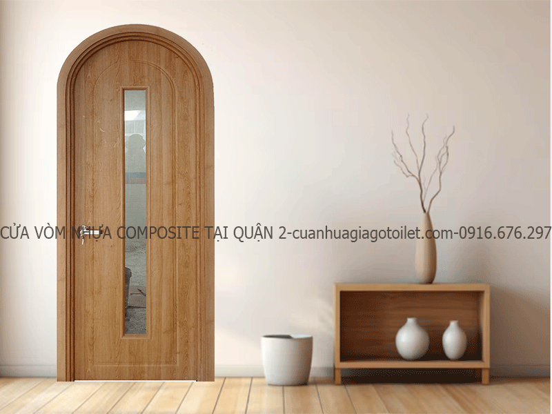 cửa vòm nhựa composite tại quận 2