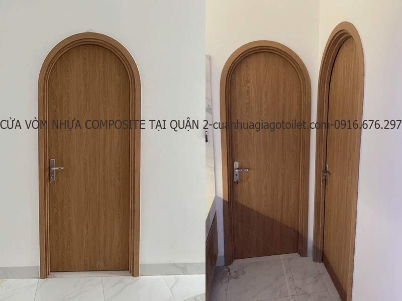 cửa vòm nhựa composite tại quận 2