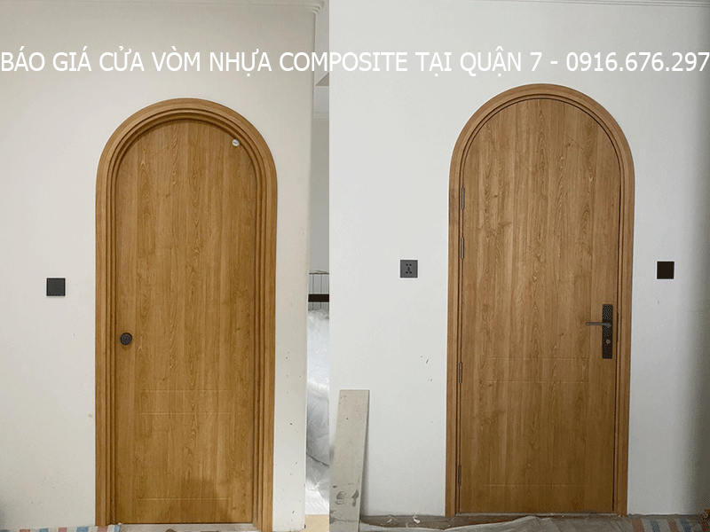 báo giá cửa vòm nhựa composite tại quận 7