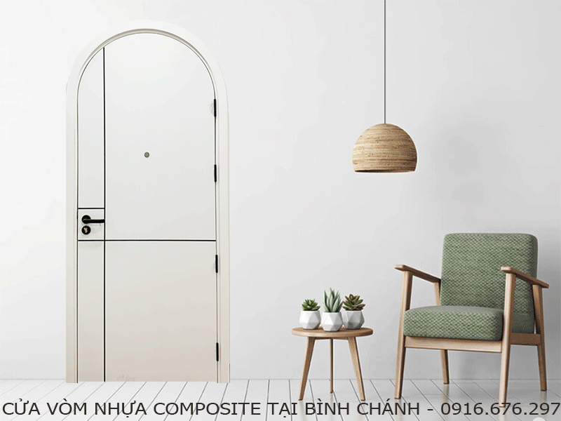 cửa vòm nhựa composite tại bình chánh