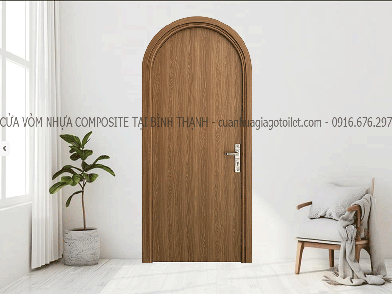 cửa vòm nhựa composite tại bình thạnh