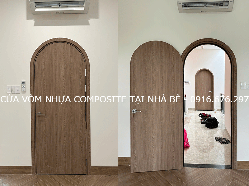 cửa vòm nhựa composite tại nhà bè