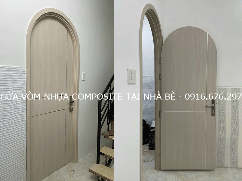 cửa vòm nhựa composite tại nhà bè