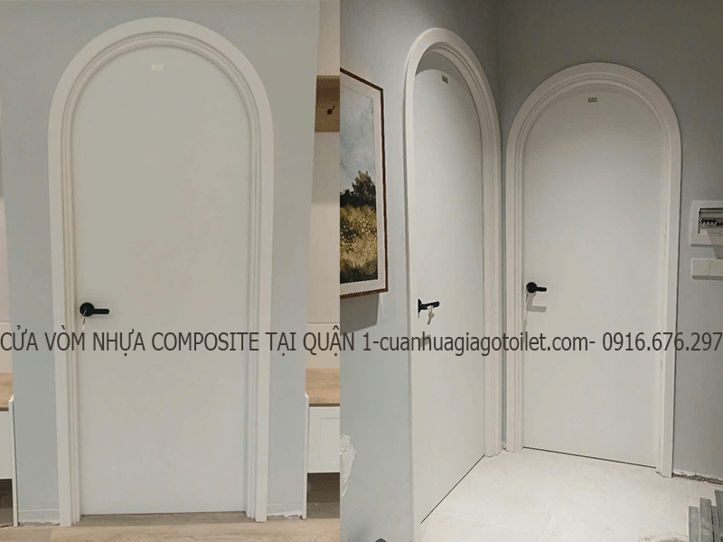 cửa vòm nhựa composite tại quận 1