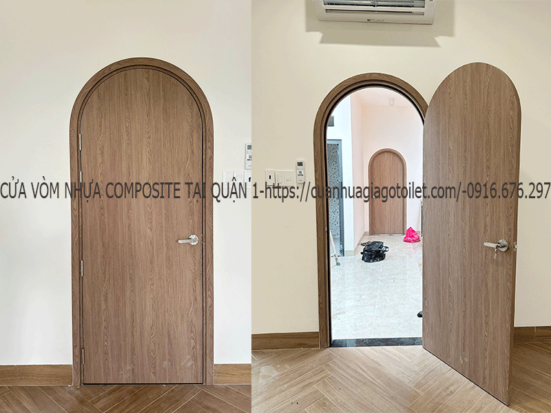 cửa vòm nhựa composite tại quận 1