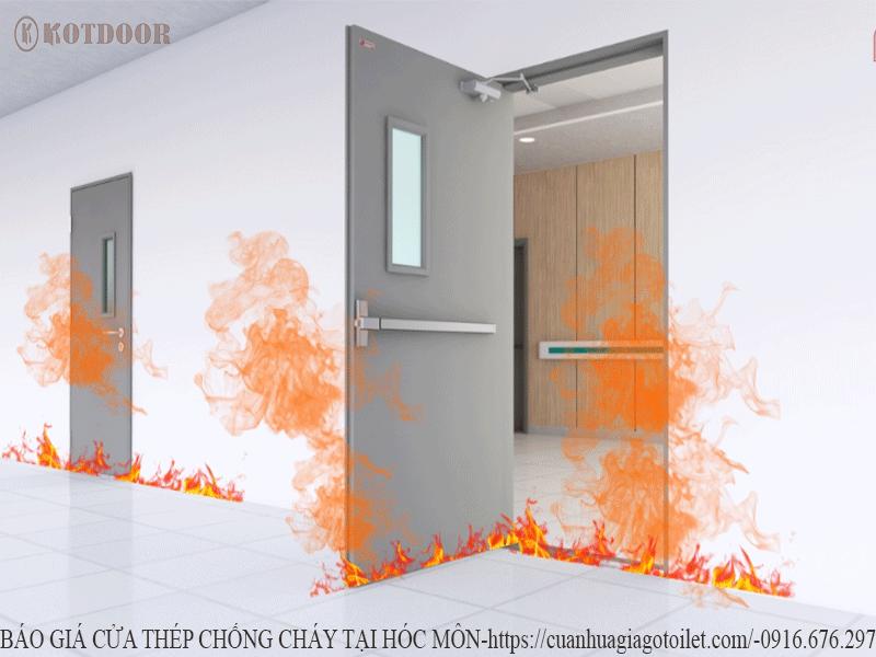 báo giá cửa thép chống cháy tại hóc môn