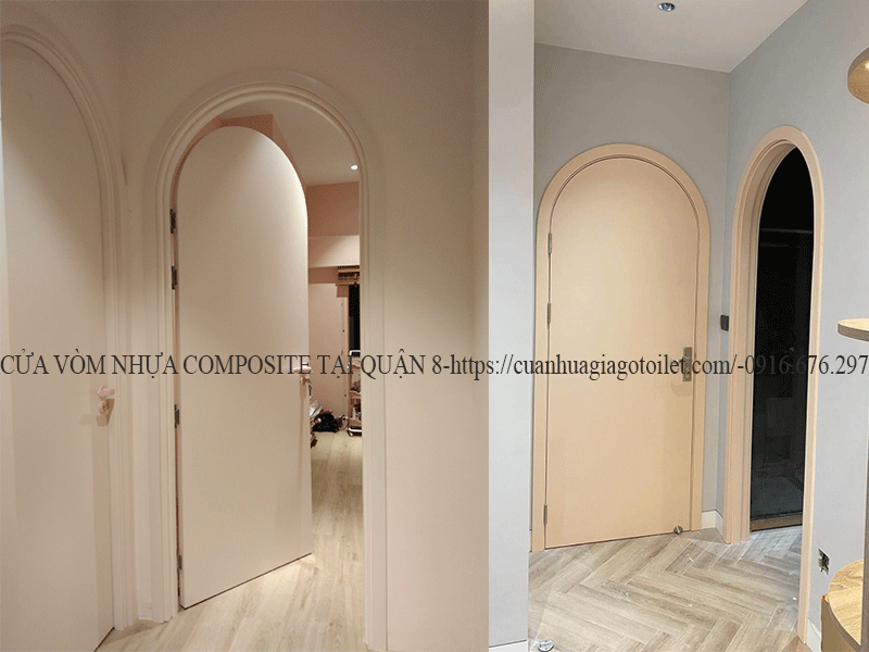 cửa vòm nhựa composite tại quận 8