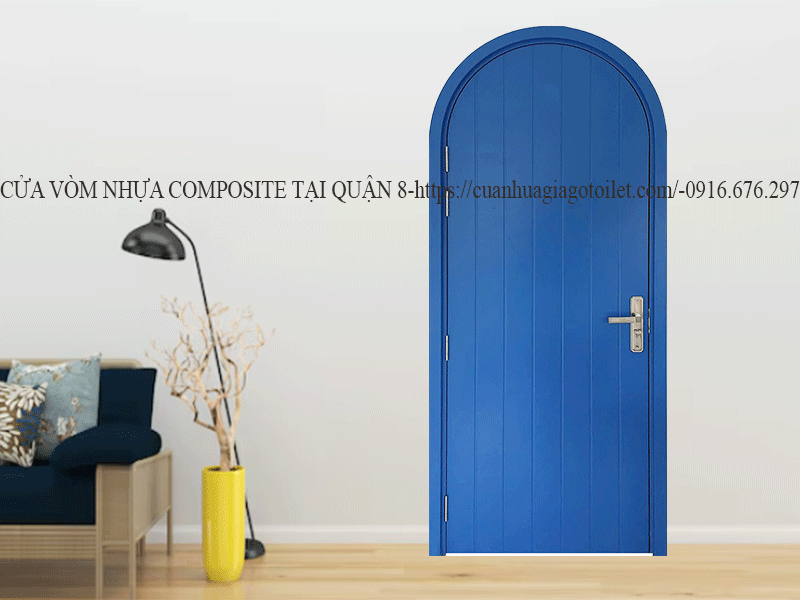 cửa vòm nhựa composite tại quận 8