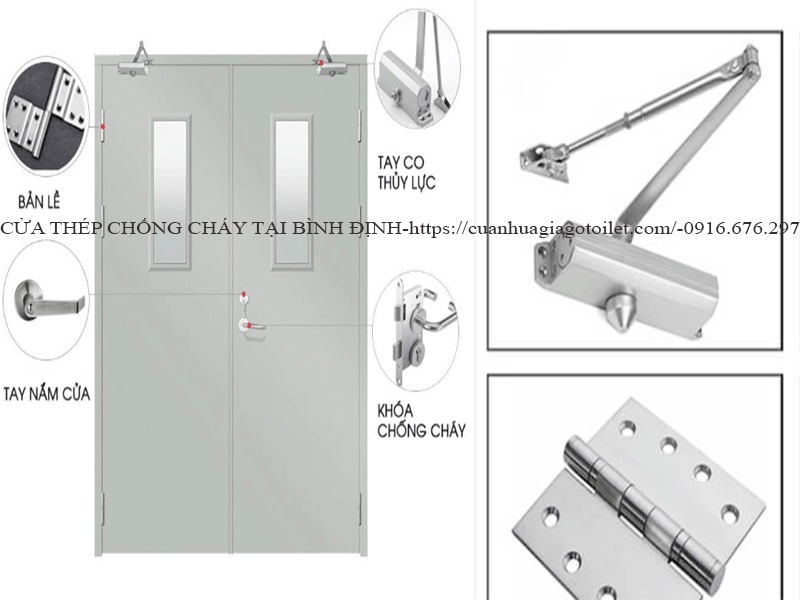 cửa thép chống cháy tại bình định