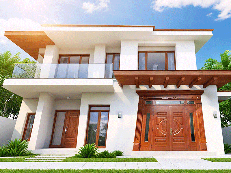 cửa thép vân gỗ tại đồng tháp