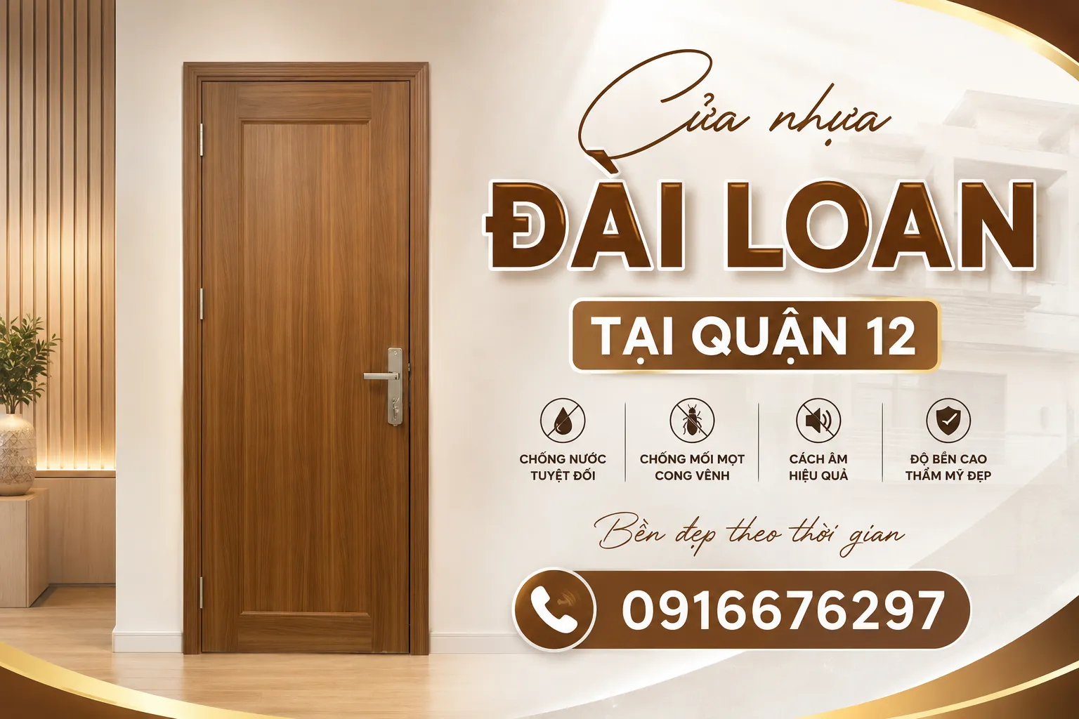 cửa nhựa đài loan tại quận 12